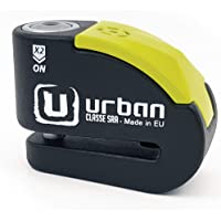 urban Security UR10 candado antirrobo Disco con Alarma 120dba + Warning- Alta Seguridad Homologado CLASSE Sra- Eje 10 mm…